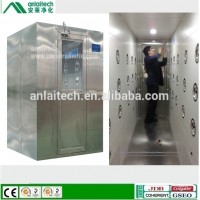 Stainless steel air shower for food factory clean room entrance